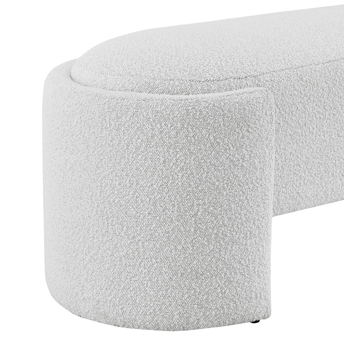 New Pacific Direct Felicia Fabric Bench 1250046-563 - 1250046-563