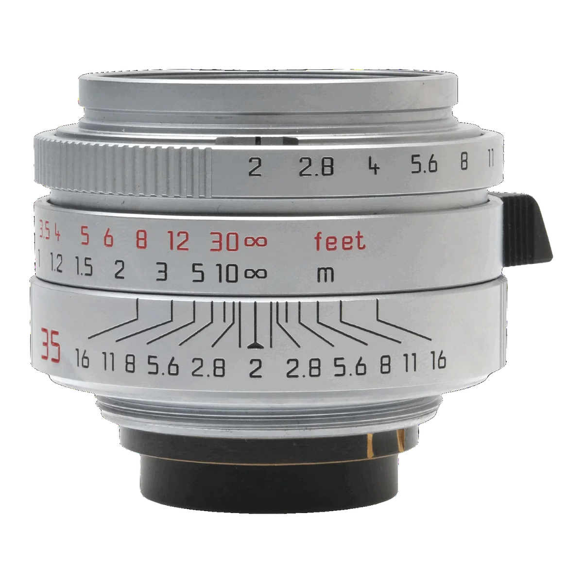Leica 35mm f2 Summicron Asph Silver, Boxed 3878839