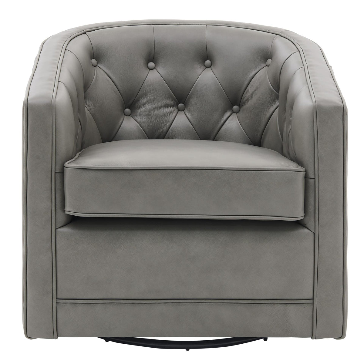 New Pacific Direct Walsh Top Grain Leather Swivel Chair  - 1900153-428