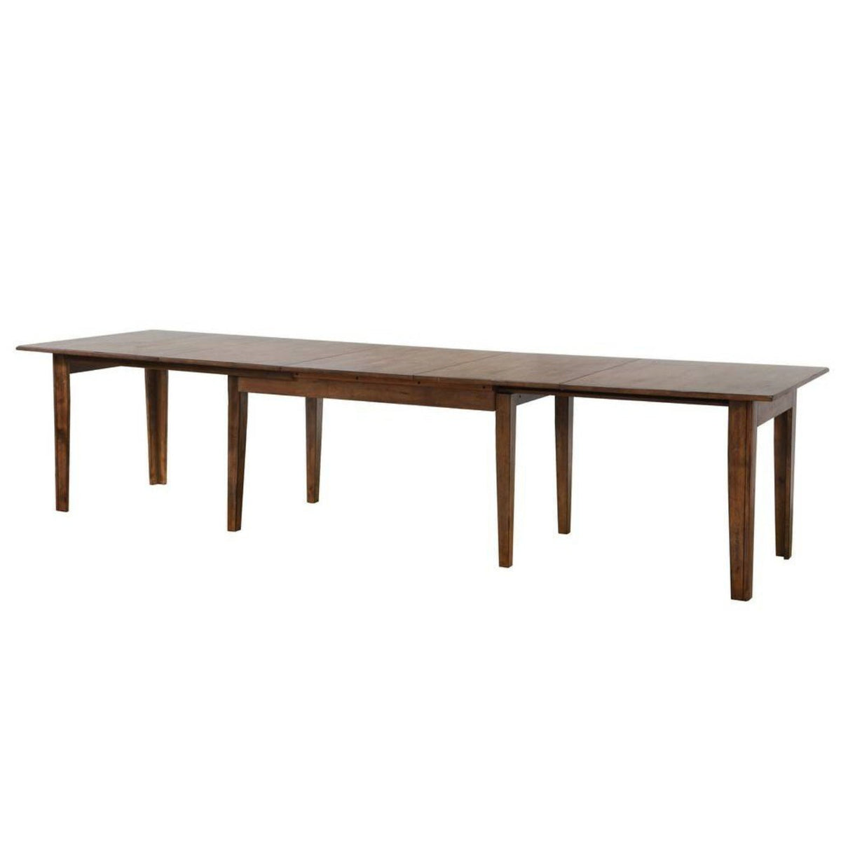 Sunset Trading Simply Brook 10 Piece 134" Rectangular Extendable Table Dining Set | Sideboard | Amish Brown | Seats 12 -  DLU-BR134-AMSB10PC