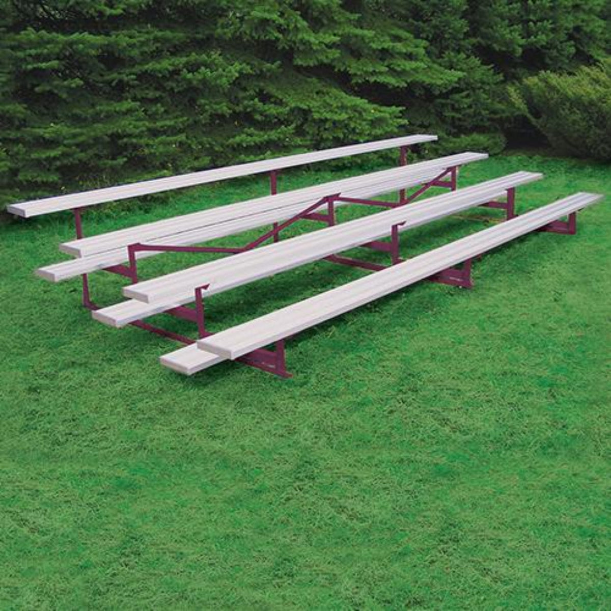 Bleacher 4 Row 15' Outdoor Standard Aluminum - BLCH-4