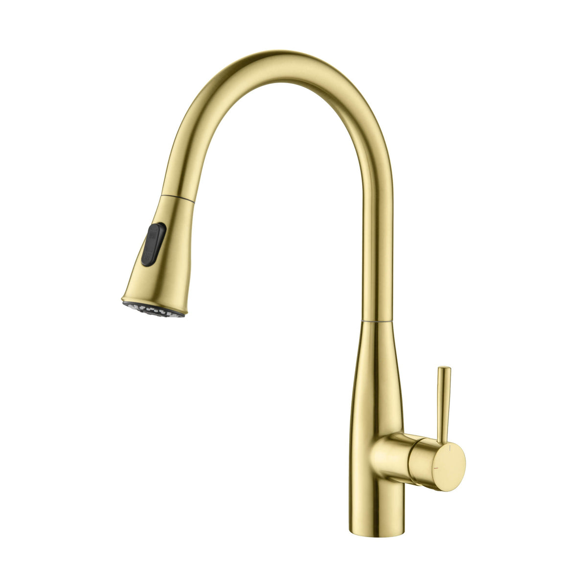 Kibi Bari-T Single Handle Pull Down Kitchen Sink Faucet in Brushed Gold Finish - KKF2016BG