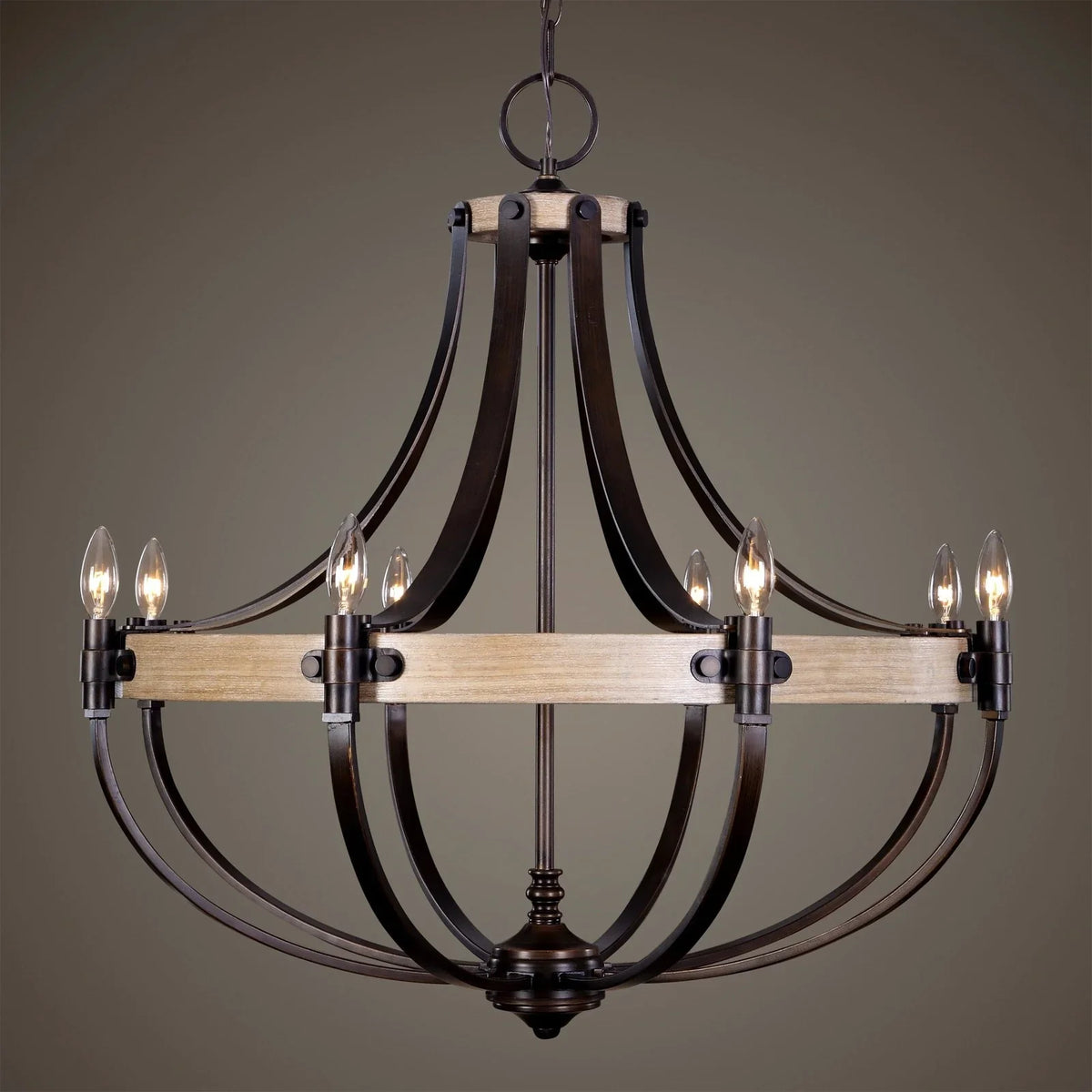 Uttermost Dubois 8 Light Chandelier 21329
