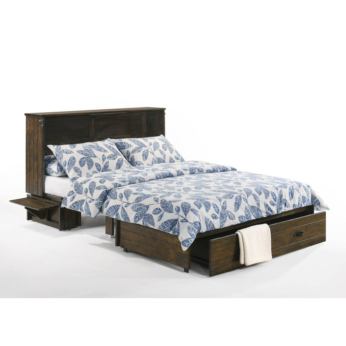 Night and Day Furniture Ranchero Queen Murphy Cabinet Bed Complete - MUR-RAN-QEN-WWB