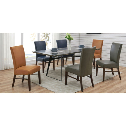 New Pacific Direct Milton Bonded Leather Chair, (Set of 2)  - 268239B-V07