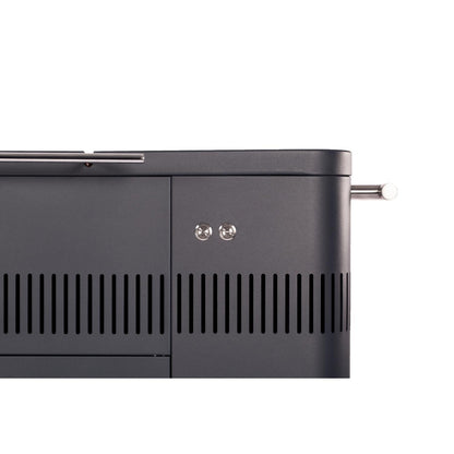 Everdure By Heston Blumenthal HUB ll 54-Inch Charcoal Grill With Rotisserie & Electronic Ignition  - HBCE2BUS
