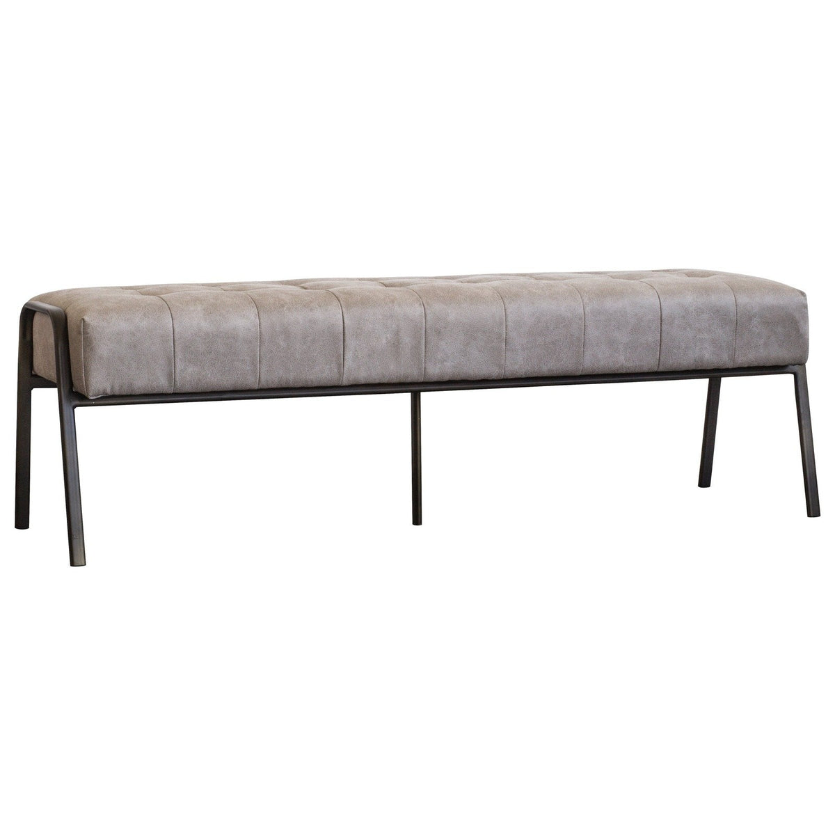 New Pacific Direct Venturi PU Leather Tufted Bench 9900025-278