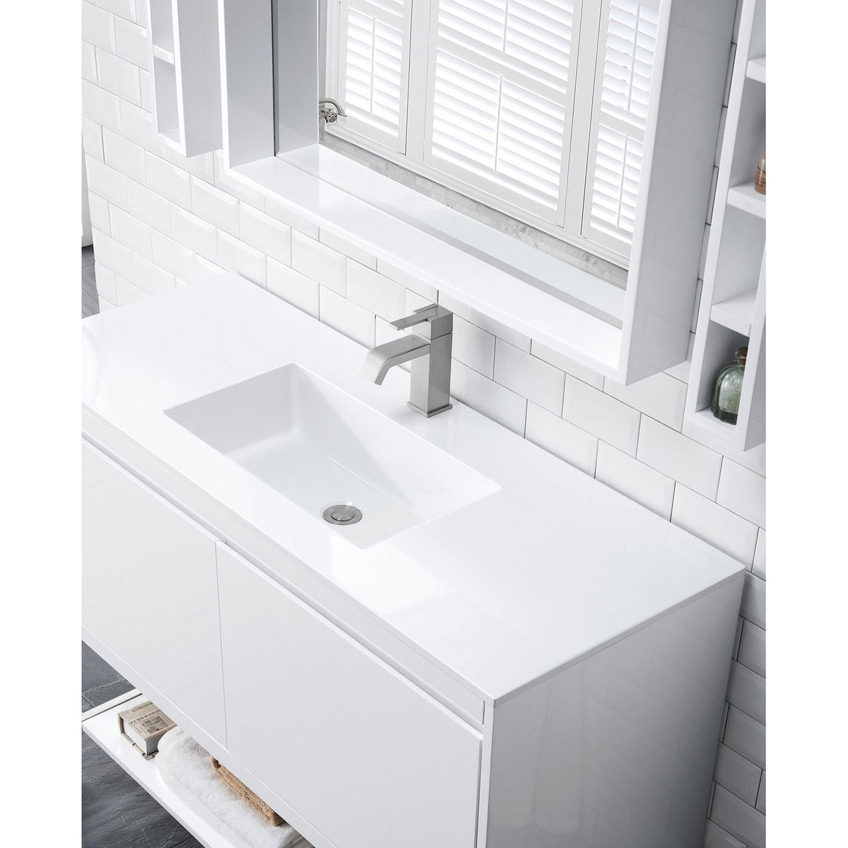 James Martin Vanities Milan 47.3" Single Vanity Cabinet - 801V47.3GWRGDCHB