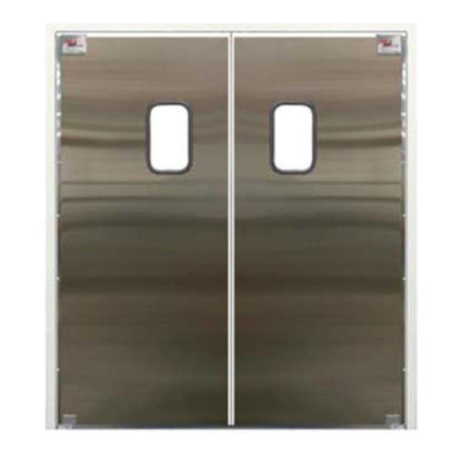 Curtron SPD-30-SS-DBL-8484 84" x 84" Service-Pro Series 30 Double Swing Door - CUSPD30SSDBL8484