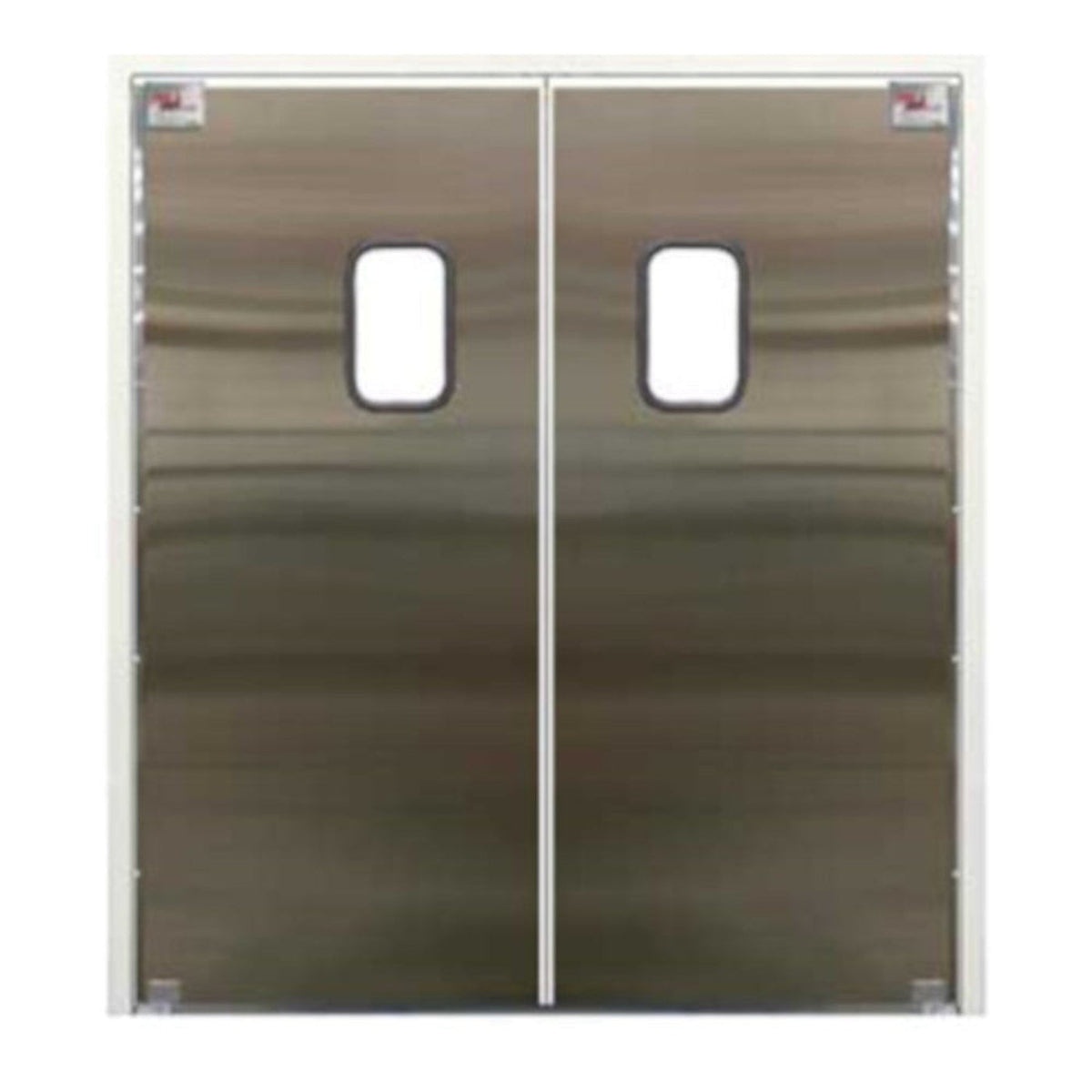 Curtron SPD-30-SS-DBL-8484 84" x 84" Service-Pro Series 30 Double Swing Door - CUSPD30SSDBL8484