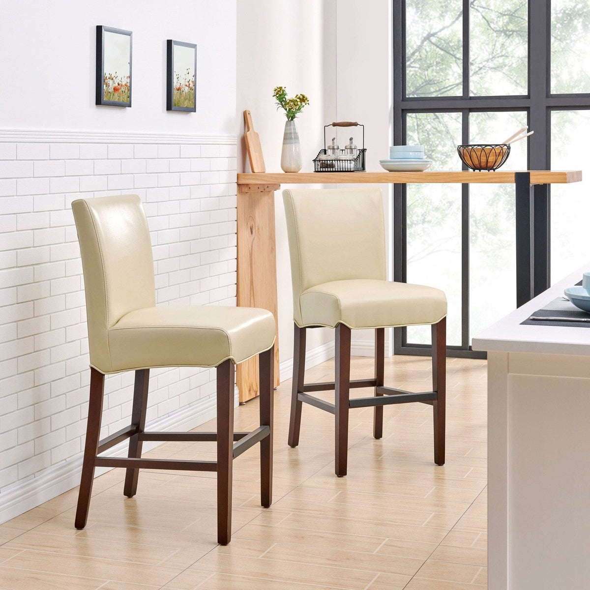 New Pacific Direct Milton Bonded Leather Counter Stool -  268527B-693