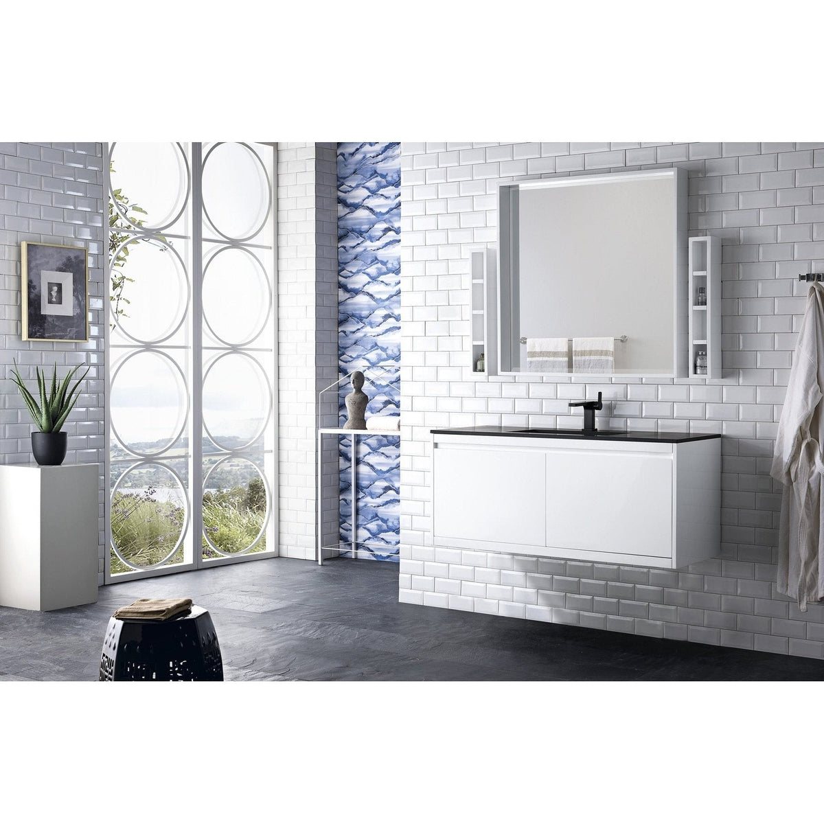James Martin Vanities Milan 47.3" Single Vanity Cabinet - 801V47.3GWRGDCHB
